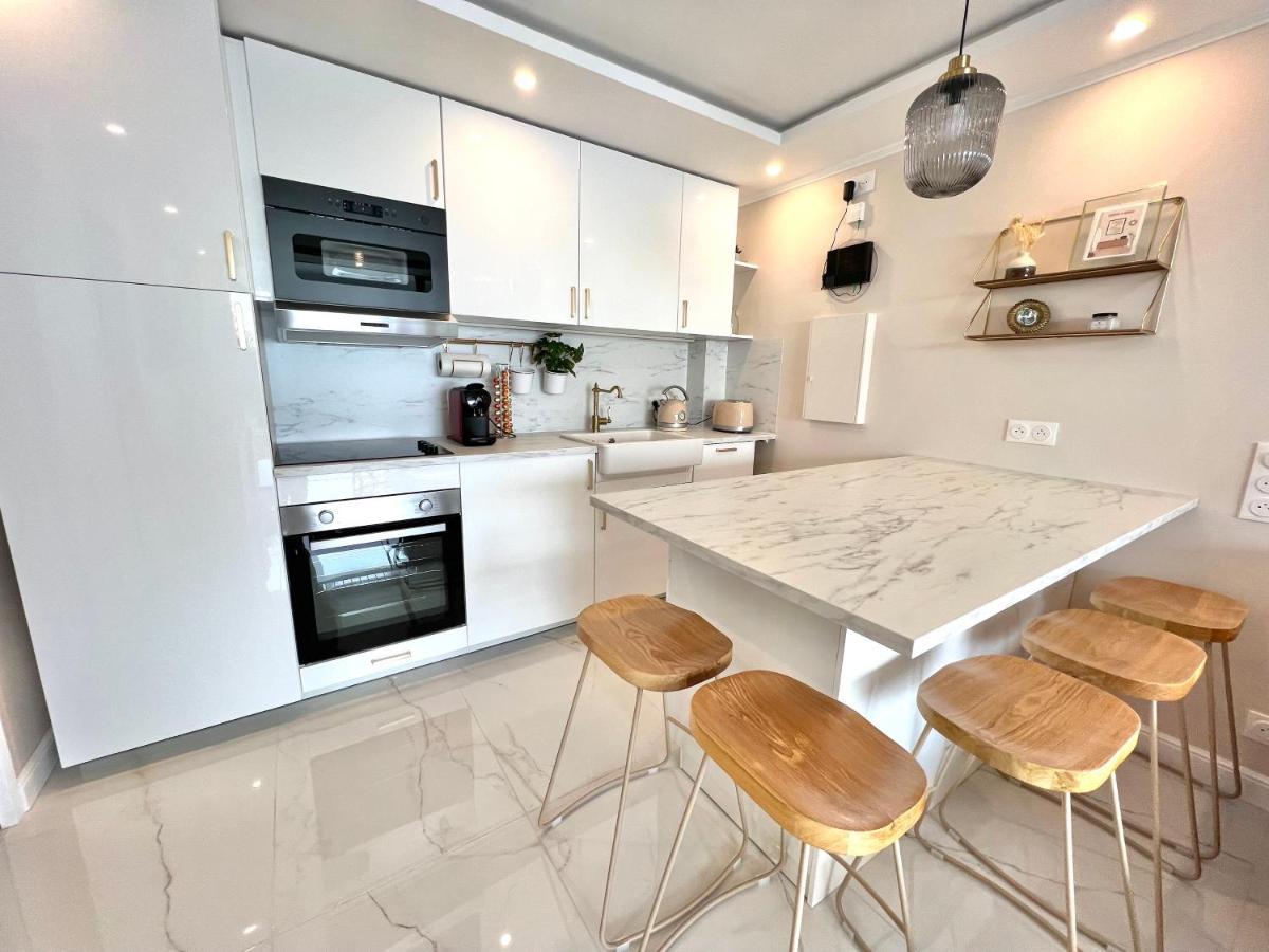 Luxueux Appartement - Vue Mer - Piscine - Free Parking - Monaco Cap-d'Ail Exterior photo