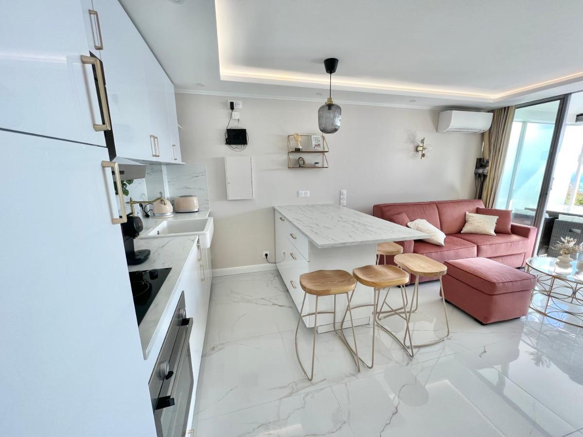 Luxueux Appartement - Vue Mer - Piscine - Free Parking - Monaco Cap-d'Ail Exterior photo